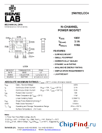 Datasheet 2N6782LCC4 manufacturer SemeLAB