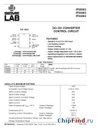 Datasheet IP33063 manufacturer SemeLAB