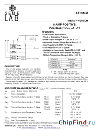 Datasheet LT1084SMD-8QR-B manufacturer SemeLAB