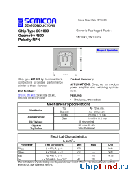 Datasheet 2N1893 manufacturer Semicoa
