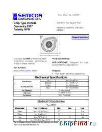 Datasheet 2N2484 manufacturer Semicoa