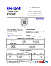 Datasheet 2N2604 manufacturer Semicoa