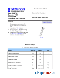 Datasheet 2N3764 manufacturer Semicoa