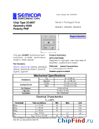 Datasheet 2N4957 manufacturer Semicoa