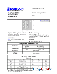 Datasheet 2N918 manufacturer Semicoa