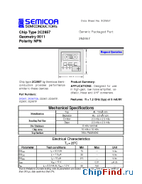 Datasheet SQ2857 manufacturer Semicoa