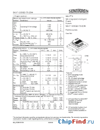 Datasheet 1203GB173-2D manufacturer Semikron