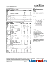 Datasheet 132GD120-318CTV manufacturer Semikron