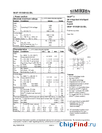 Datasheet 1513GB122-3D manufacturer Semikron