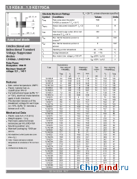Datasheet 1.5KE10 manufacturer Semikron