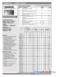 Datasheet 1.5SMCJ10 manufacturer Semikron