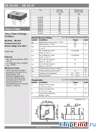 Datasheet DB35-01 manufacturer Semikron