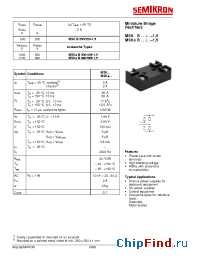Datasheet MSKB220-5 manufacturer Semikron