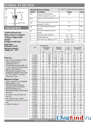 Datasheet P4KE100 manufacturer Semikron