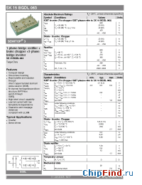 Datasheet SK15BGDL063 manufacturer Semikron