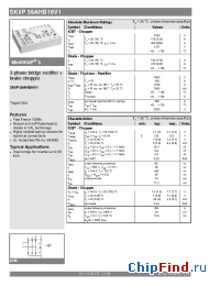 Datasheet SKiiP39AHB16V1 manufacturer Semikron