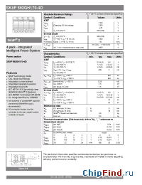 Datasheet SKIIP642GH120-4D manufacturer Semikron