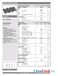 Datasheet SKIM500GD063DM manufacturer Semikron