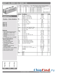 Datasheet SKKT132 manufacturer Semikron