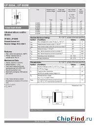 Datasheet UF600G manufacturer Semikron