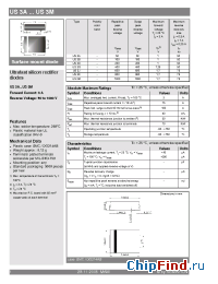 Datasheet US3A manufacturer Semikron