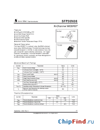 Datasheet SFP30N06 manufacturer SemiWell