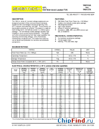 Datasheet 1N6106A manufacturer Semtech