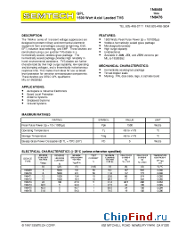Datasheet 1N6474 manufacturer Semtech