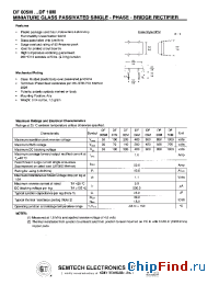 Datasheet DF01M manufacturer Semtech