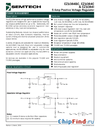 Datasheet EZ1084A-3.45 manufacturer Semtech