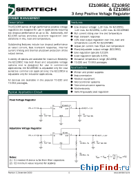 Datasheet EZ1085-3.45 manufacturer Semtech