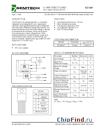 Datasheet EZ1087CT manufacturer Semtech