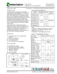 Datasheet EZ1580CM-2.5 manufacturer Semtech