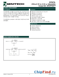 Datasheet EZ5Z3L-L3.3 manufacturer Semtech