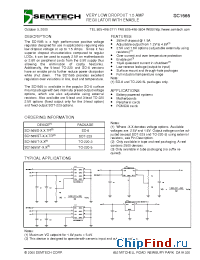 Datasheet SC1565I5T-1.8 manufacturer Semtech