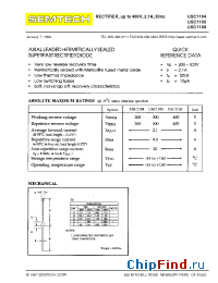Datasheet USC1104 manufacturer Semtech
