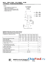 Datasheet W005M manufacturer Semtech
