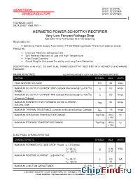 Datasheet SHD117012NB manufacturer Sensitron