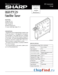 Datasheet BSFH77G29 manufacturer SHARP