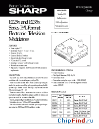 Datasheet E235x manufacturer SHARP