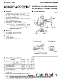 Datasheet GH7C605B5A manufacturer SHARP