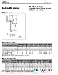 Datasheet GL8PR26 manufacturer SHARP