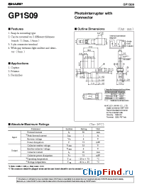 Datasheet GP1S09 manufacturer SHARP