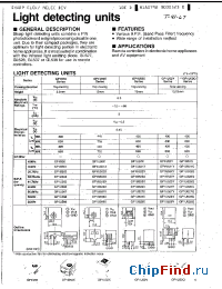 Datasheet GP1U50X manufacturer SHARP