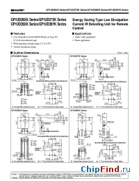 Datasheet GP1UD271XK manufacturer SHARP