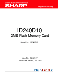 Datasheet ID240D10 manufacturer SHARP