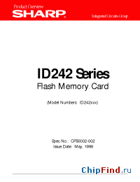 Datasheet ID242 manufacturer SHARP