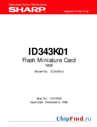 Datasheet ID343K01 manufacturer SHARP
