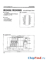 Datasheet IR2406G manufacturer SHARP