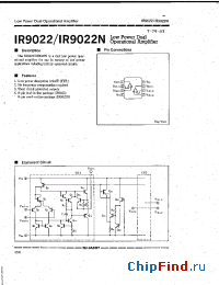 Datasheet IR9022N manufacturer SHARP
